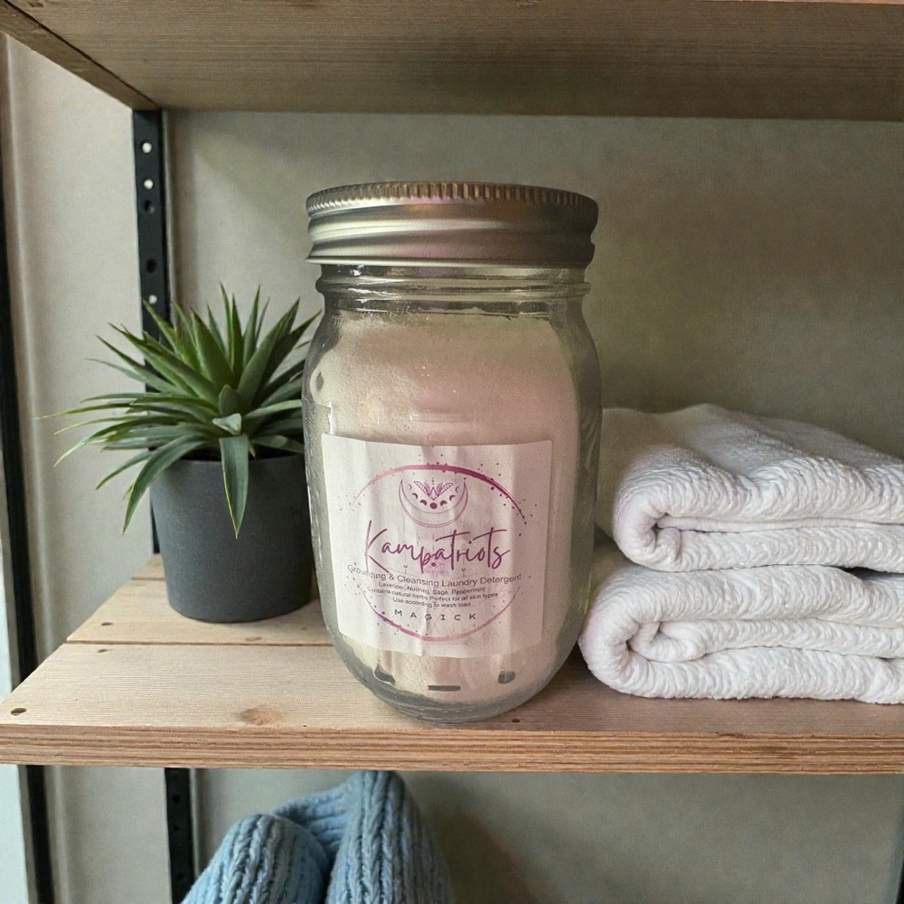 grounding and cleansing handmade laundry detergent 20oz